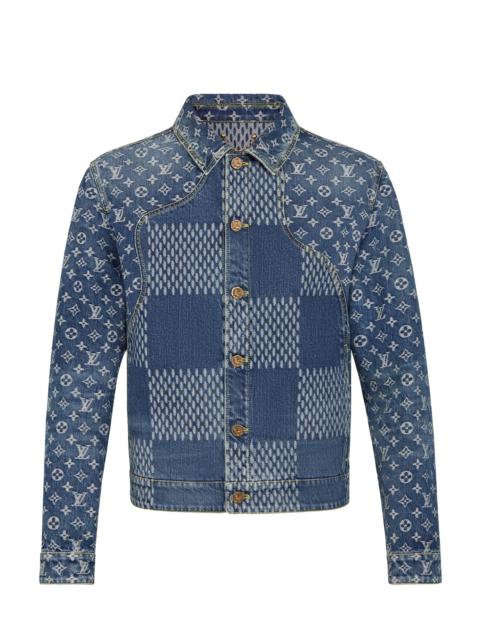 Giant Damier Waves Monogram Denim Jacket