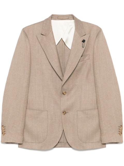 single-breasted blazer
