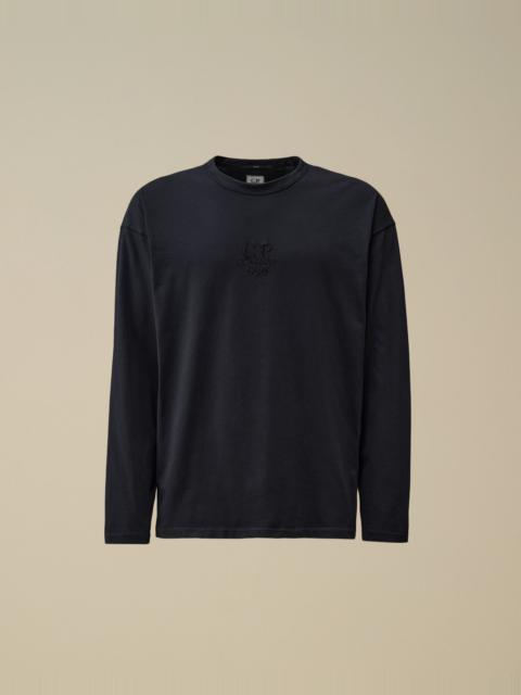 20/1 Jersey Boxy Longsleeve Logo T-Shirt