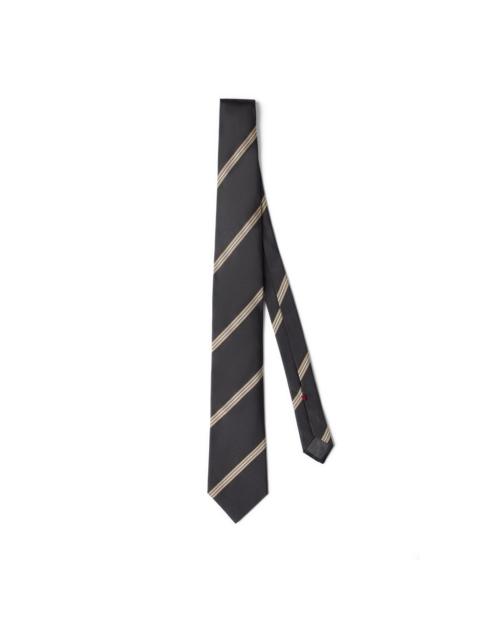 striped silk tie