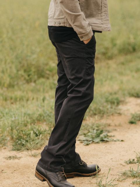 The Pipe Straight Denit® Chino - Charcoal