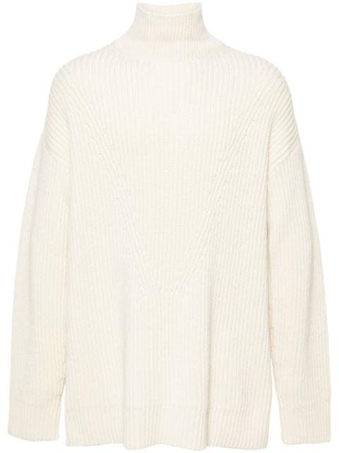 ribbed wool jumper