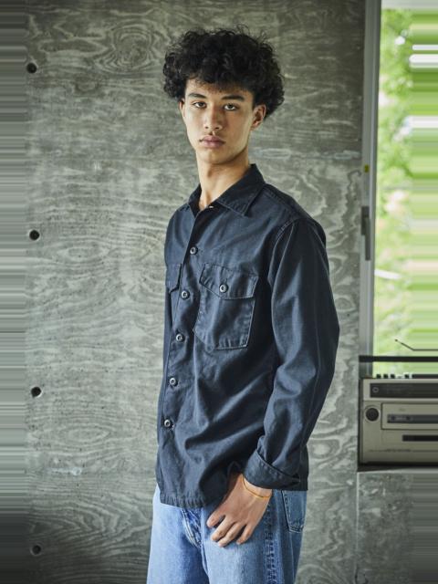 ORSLOW US ARMY FATIGUE SHIRT BLACK