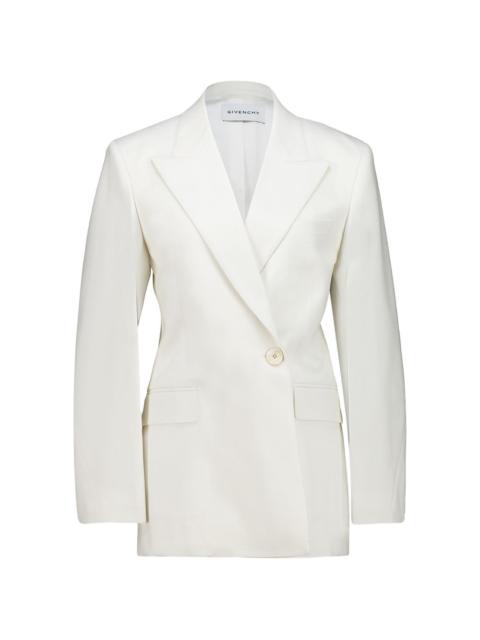Cocoon double-breasted tailored blazer