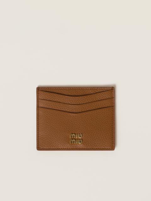 Leather card holder