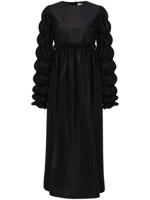 I Like It Puff panelled midi dress