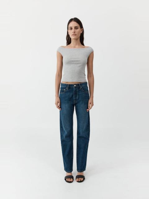 90s Straight Leg Jeans - Dark Indigo