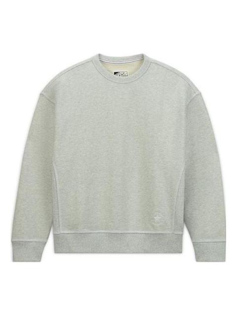 Converse Gold Standard Crew Sweatshirt 'Light Grey' 10025916-A01