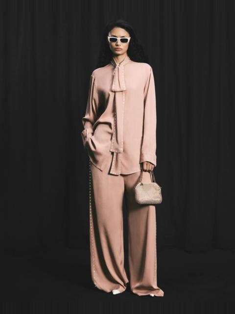 Lead-Free Crystal Bow Tie Shirt