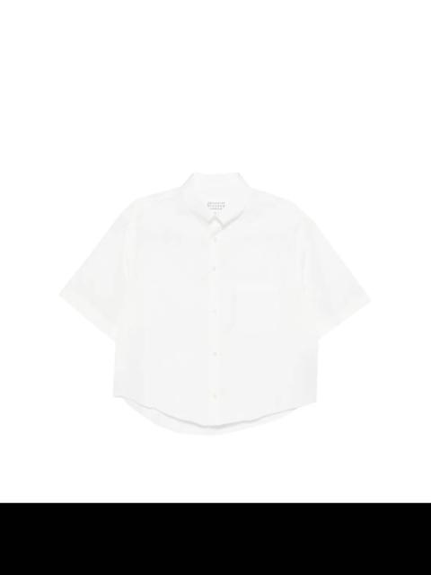 SHORT-SLEEVED SHIRT - OFF WHITE