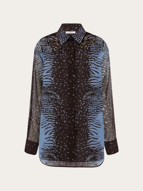 Silk georgette shirt