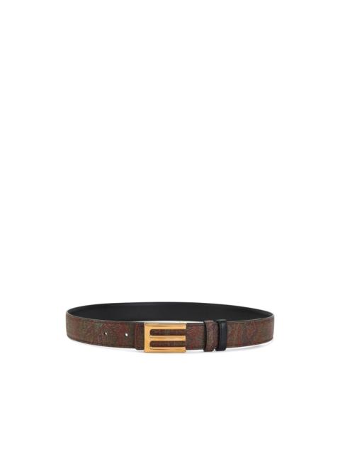 logo-buckle belt