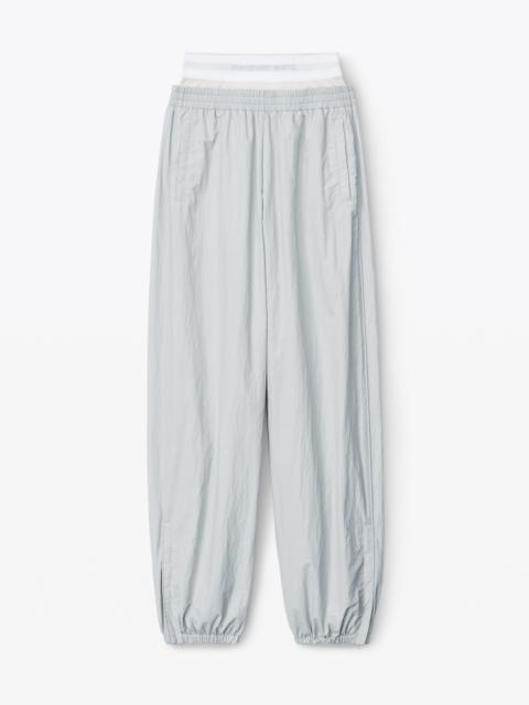 track pant with pre-styled logo underwear waistband