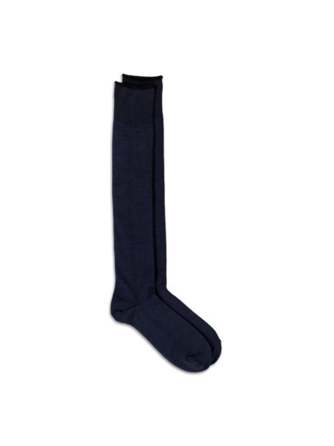 Rototo City High Socks Navy/Black