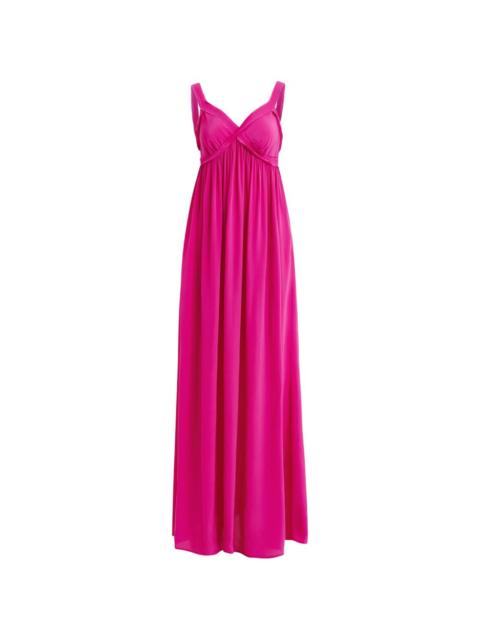 V-neck maxi dress