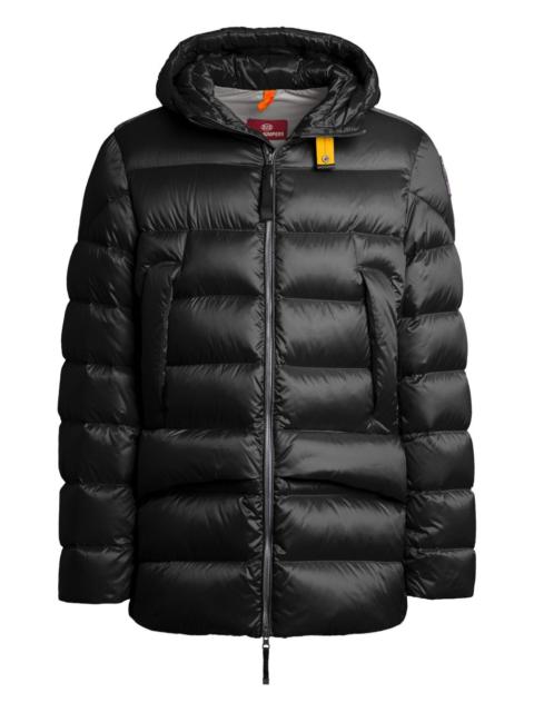 hooded quilted jacket