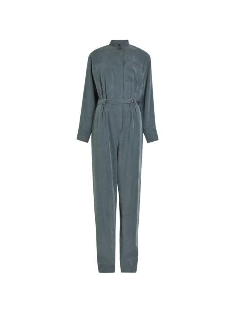 washed twill jumpsuit