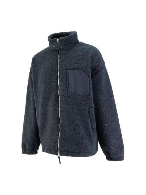 Puma MMQ Sherpa Fleece Jacket 'Navy' 536625-43