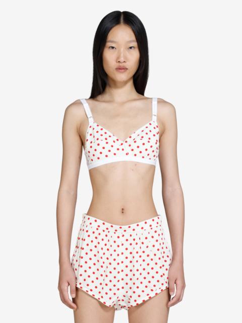 POLKA DOT PRINTED BRA