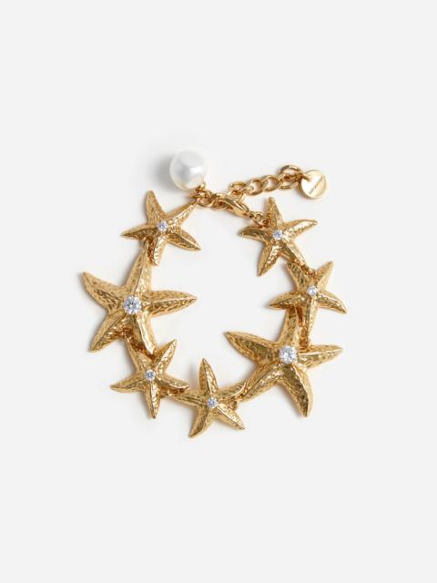 Mottled Gold Sea Star Bracelet