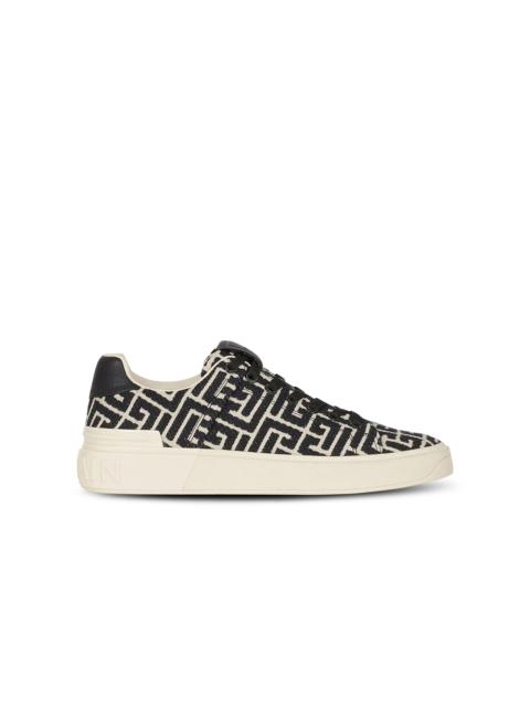 Monogram jacquard B-Court sneakers