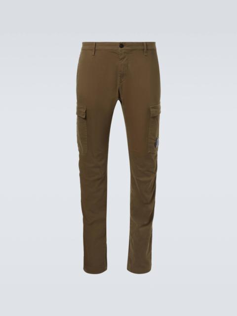Lens cotton cargo pants