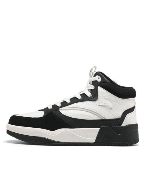 (WMNS) ANTA High Top Skateboarding Shoes 'Black White' 922348081-3