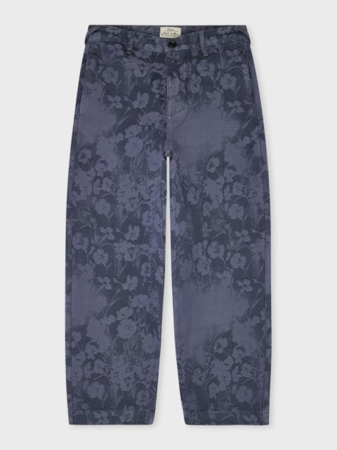 Paul Smith + Lee® Indigo Jacquard Tapered Trousers