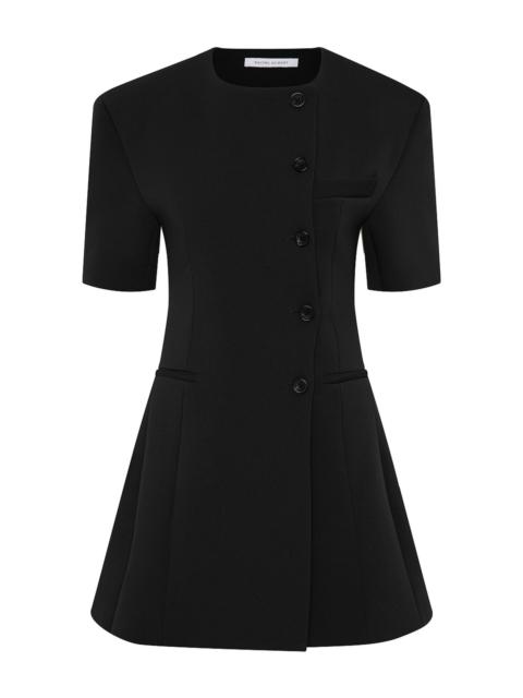 Sergio Button-Up Mini Dress black