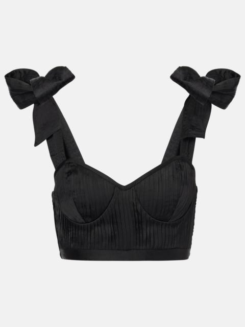 Carla halterneck crop top