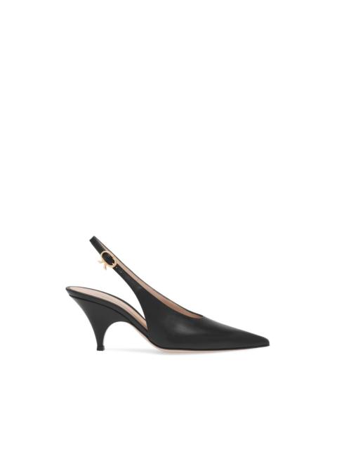 pointed slingback pumps