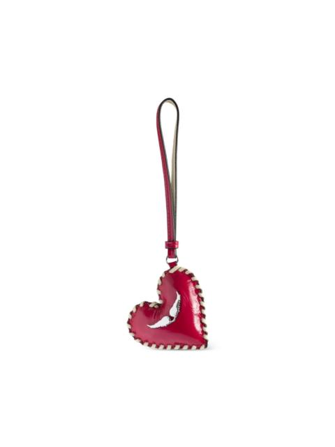 heart braided keyring
