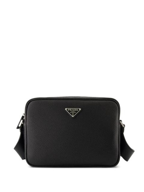 Logo-plaque Leather Shoulder Bag