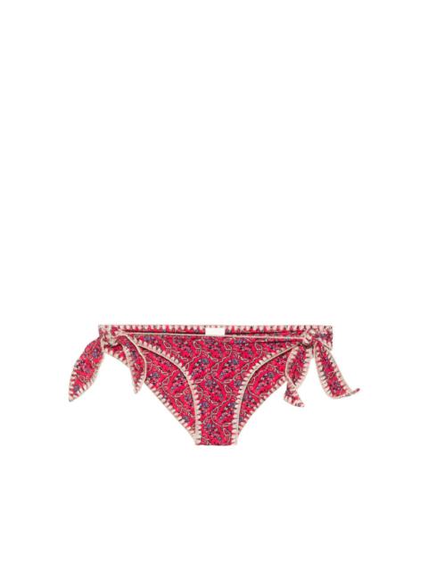 Isabel Marant Sukie floral-print bikini bottoms | REVERSIBLE