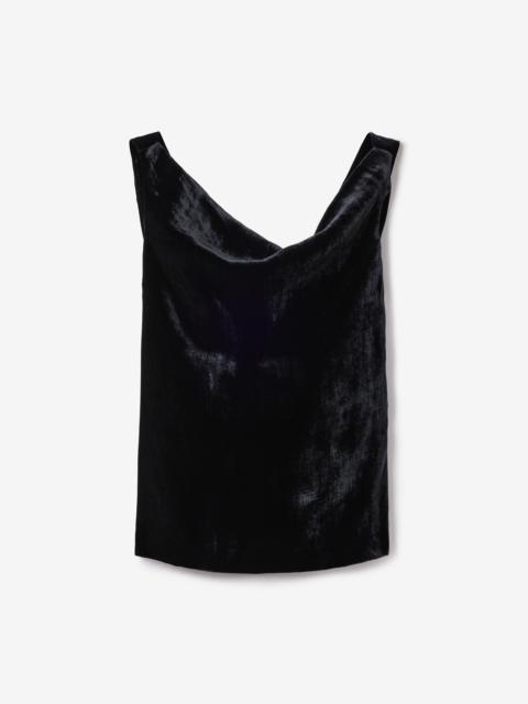 Waterfall Velvet Top