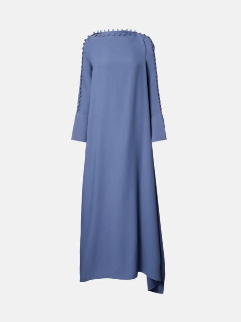 Crêpe maxi dress