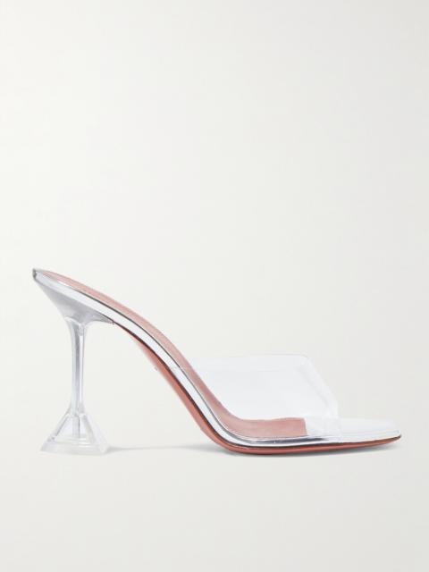 Lupita Pvc And Leather Mules