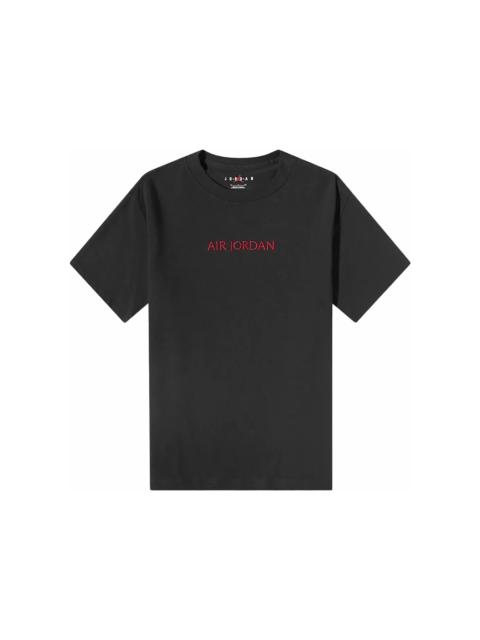 Nike Air Jordan Tee Black/Gym Red