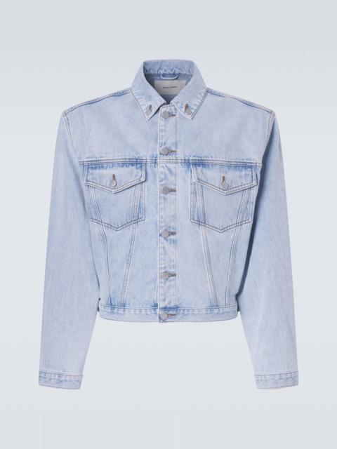 Shrunken denim jacket