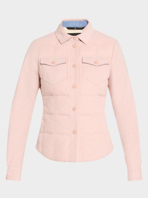 Padded Long-Sleeve Corduroy Shirt