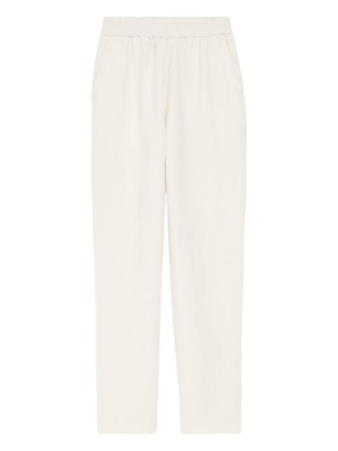 elasticated waist trousers