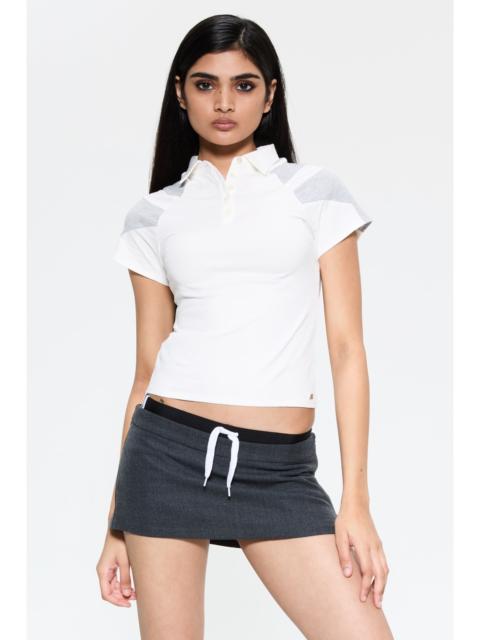 PAIGE POLO - WHITE