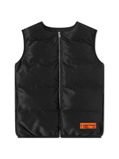 Heron Preston Logo Tape Nylon Padded Vest