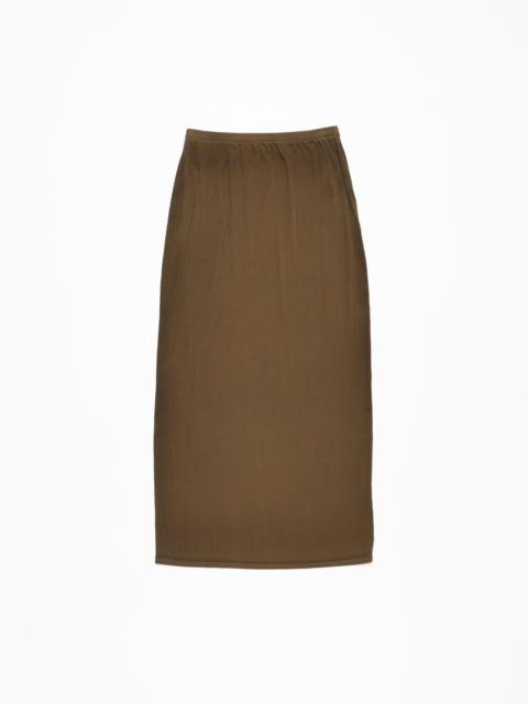 Fitted skirt - Mud Brown