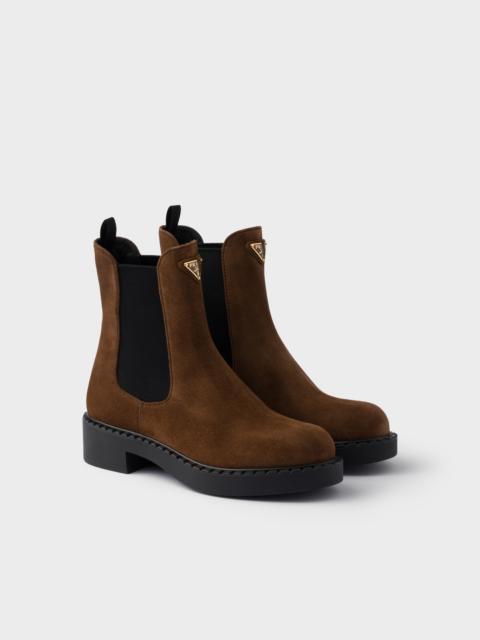 Suede Chelsea boots