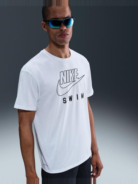 Nike Swim Swoosh Hydroguard Men's Short-Sleeve Top