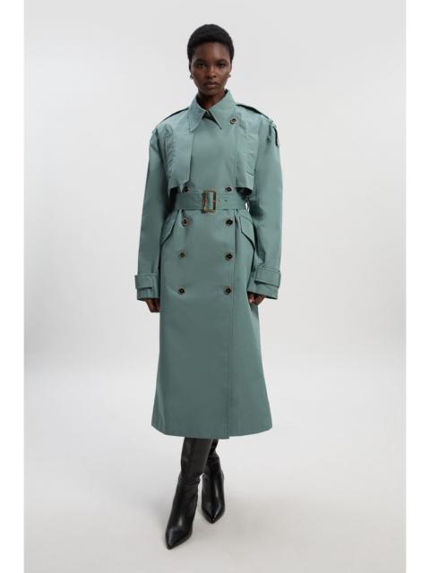 Relaxed Polished Trench Coat