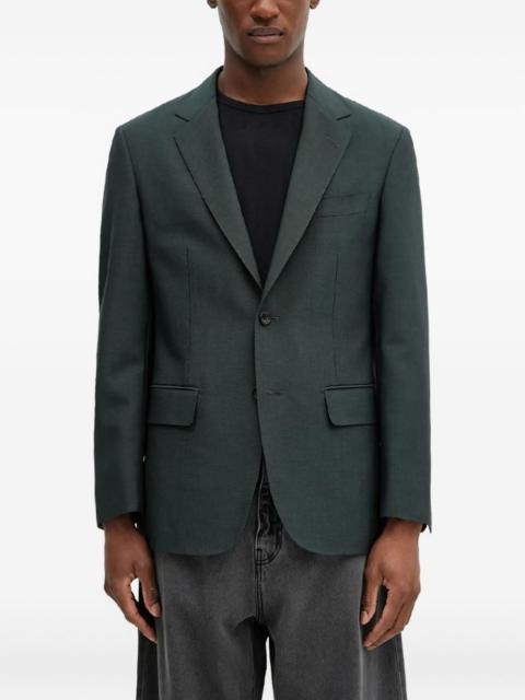 two-button notch-lapel blazer