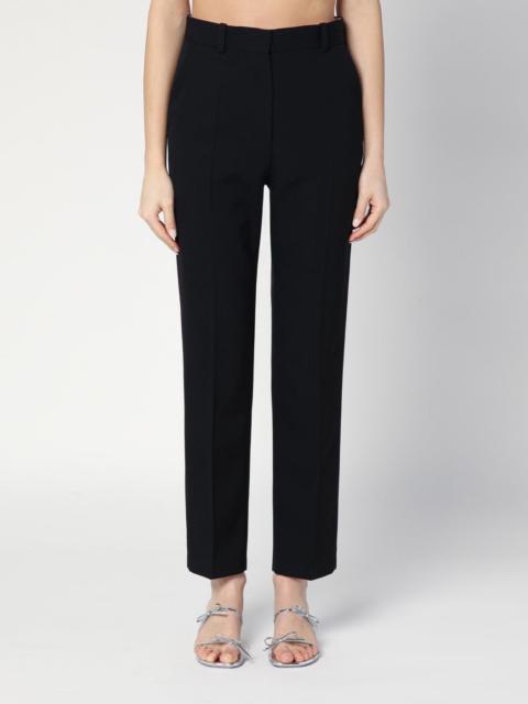 Black trousers in cotton blend