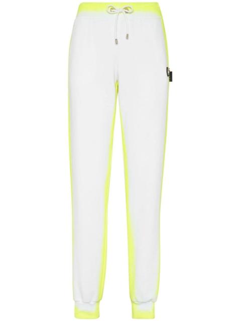 Fluo cotton track pants